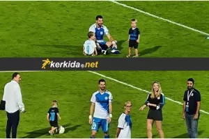 Μετά τη νίκη… οικογενειακά! (φώτος)
