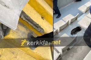 ΚΑΤΑΓΓΕΛΙΑ/"Άνοιξε" το τσιμέντο στο ΓΣΖ! (φώτος)