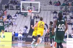 Το τρομερό και… αέρινο buzzer beater του Παπαπέτρου