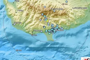 Νέος σεισμός αισθητός σε πολλές περιοχές της Κύπρου