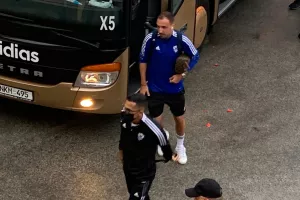 ΦΩΤΟΣ/Στο γήπεδο η Ανόρθωση