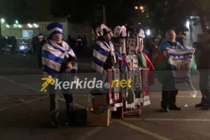 Καραμπάχ - Ομόνοια/Μαζεύεται ο κόσμος (βίντεο/φώτος)