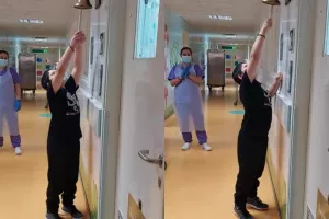(Συγκινητικό βίντεο) Ο 9χρονος που νίκησε τον καρκίνο και χτύπησε το καμπανάκι της νίκης