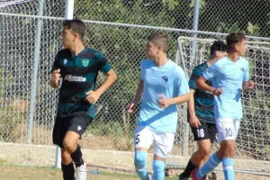 (Φωτορεπορτάζ) Κ15 Πάφος FC - Ολυμπιακός