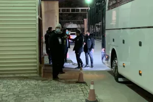Η άφιξη της Ομόνοιας στο "Τofiq Bahramov" (φώτος/βίντεο)
