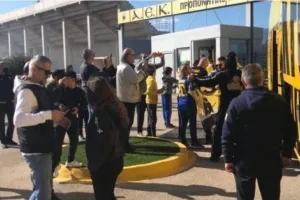 Κόσμος στο προπονητικό ενόψει ντέρμπι! 