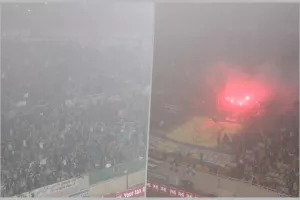 Είσοδος και… “καυτή” ατμόσφαιρα στο αιώνιο (βίντεο)