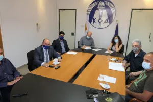 Ο Πρόεδρος του ΚΟΑ συναντήθηκε με την ΕΝΑΔ Αγίου Δομετίου