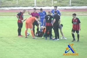 Η στιγμή που ο διαιτητής έσωσε ποδοσφαιριστή! (βίντεο)