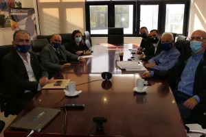 Ο Πρόεδρος ΚΟΑ συναντήθηκε με τον Όμιλο Αντισφαίρισης Λάρνακας