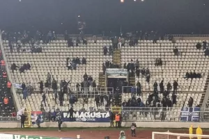 ΦΩΤΟΡΕΠΟΡΤΑΖ/Οι Ανορθωσιάτες στο "Partizana"