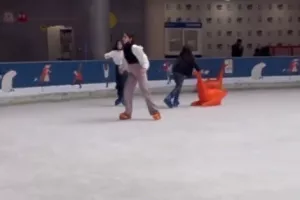 Τσάβες... στο παγοδρόμιο! (Φώτος)