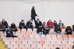 Οι ΑΕΚτζήδες στο Μακάρειο (φώτος)
