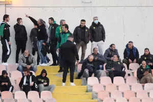 Οι ΑΕΚτζήδες στο Μακάρειο (φώτος)