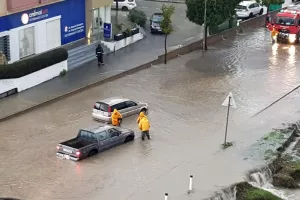 Χάος στη Λευκωσία με πλημμύρες