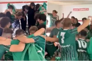 Οι πράσινοι πανηγυρισμοί για τη νίκη στο "αιώνιο"! (βίντεο)