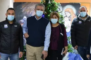 Απόλλων: Επίσκεψη και δώρα στο νοσοκομείο (φώτος)