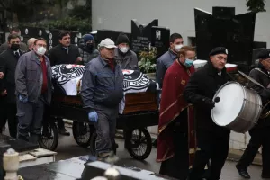 Η σημαία της Παρτίζαν σκέπασε τον Μότσα Βούκοτιτς (φώτος)