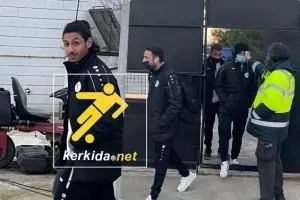 (ΦΩΤΟΣ) Άφιξη Εθνικού Άχνας 