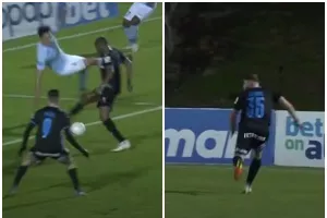 Την έστειλε... εκεί που περίμεναν δύο! (Βίντεο)