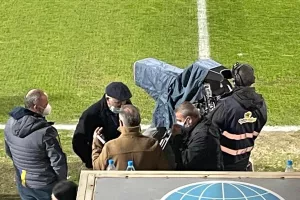(Φώτος) Προεδρική κουβεντούλα πριν την σέντρα στο Δασάκι 