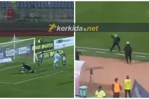 (ΒΙΝΤΕΟ Kerkida) Η... αντίδραση του Μπεργκ στο 90+4!
