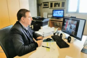 Συνάντηση του Γενικού Γραμματέα ΚΟΕ Ανδρέα Γεωργίου με τον Κινέζο πρέσβη