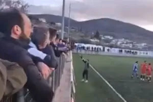 Ελλάδα: Οπαδός με καραμπίνα πυροβόλησε τρεις φορές απειλώντας τους αντίπαλους! 
