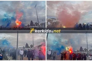 Χαμός... στην άφιξη (ΒΙΝΤΕΟ)