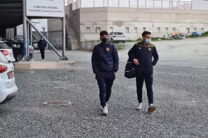 Η άφιξη της ΑΕΛ στο Τσίρειο