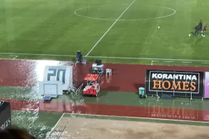 "Άνοιξαν" οι ουρανοί στο "Στέλιος Κυριακίδης" (βίντεο)