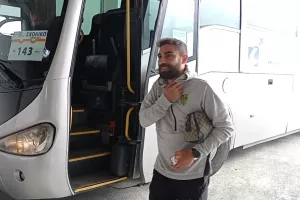 Η άφιξη της ΑΕΚ (βίντεο/φώτος)