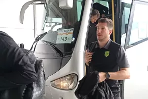 Η άφιξη της ΑΕΚ (βίντεο/φώτος)