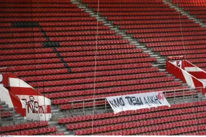 Πανό για τα θύματα της Θύρας 7 και τον Άλκη