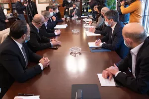 (ΦΩΤΟΣ) Στο Προεδρικό οι ομάδες της Λεμεσού 