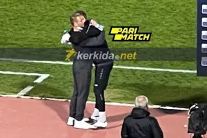 Συγκινητική στιγμή με τους δύο Ουκρανούς στο "Στέλιος Κυριακίδης"