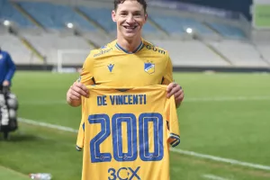Το πανηγύρισε ο... "200άρης" Ντε Βινσέντι! (φώτος)