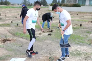 Ομόνοια: Φύτεψε 288 δέντρα στο Γέρι
