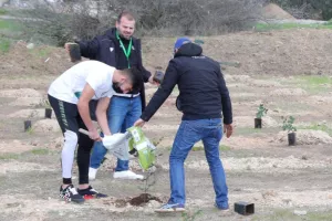 Ομόνοια: Φύτεψε 288 δέντρα στο Γέρι