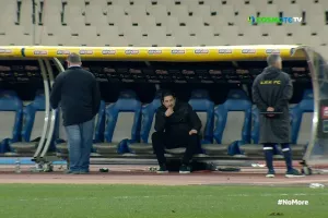 Ο Γιαννίκης έμεινε άναυδος στον πάγκο έπειτα απ' την ανατροπή