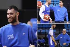 Με Παπαγιάννη και Λαρεντζάκη η προπόνηση της Εθνικής!