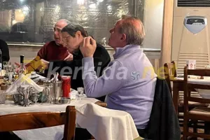 Βραδινή έξοδος Νίκαρου με Πρόδρομο Πετρίδη