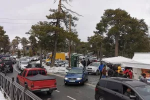 Πυκνή τροχαία κίνηση στα ορεινά