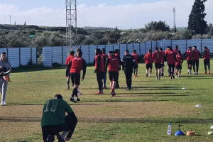 Προπόνηση και... μήνυμα: "Μόνο άνοδος" (φώτος)