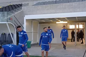 Η προπόνηση της Εθνικής στην "Αρένα" (φώτος)