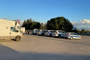 (ΑΠΟΕΛ-ΑΝΟ) Αυξημένα μέτρα ασφαλείας- Εκεί και ο "ΑΙΑΝΤΑΣ"/φώτος