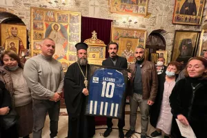Επίσκεψη και δώρο από τον Λάζαρο (φώτος)