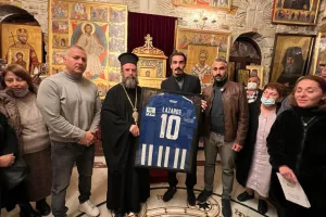 Επίσκεψη και δώρο από τον Λάζαρο (φώτος)