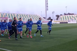 Η προπόνηση της Εθνικής στην "Αρένα" (φώτος)