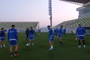Η προπόνηση της Εθνικής στην "Αρένα" (φώτος)